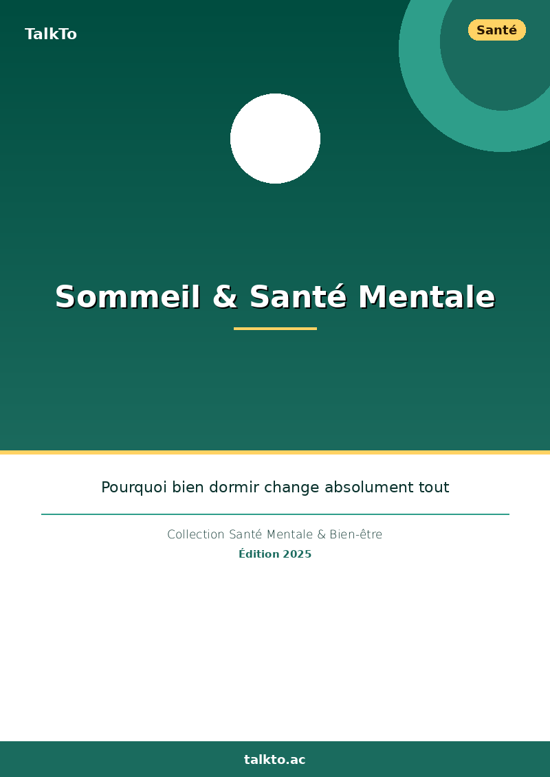 Sommeil et Santé Mentale
